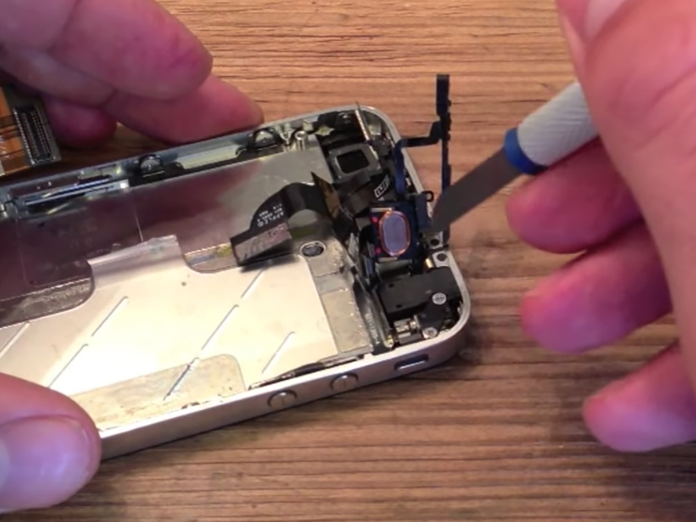 iPhone 4 aan en uit knop vervangen