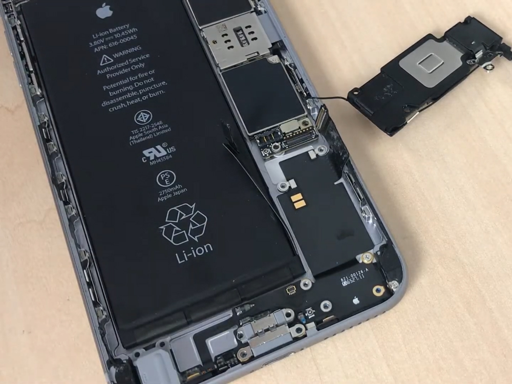iPhone 6s Plus dock connector vervangen