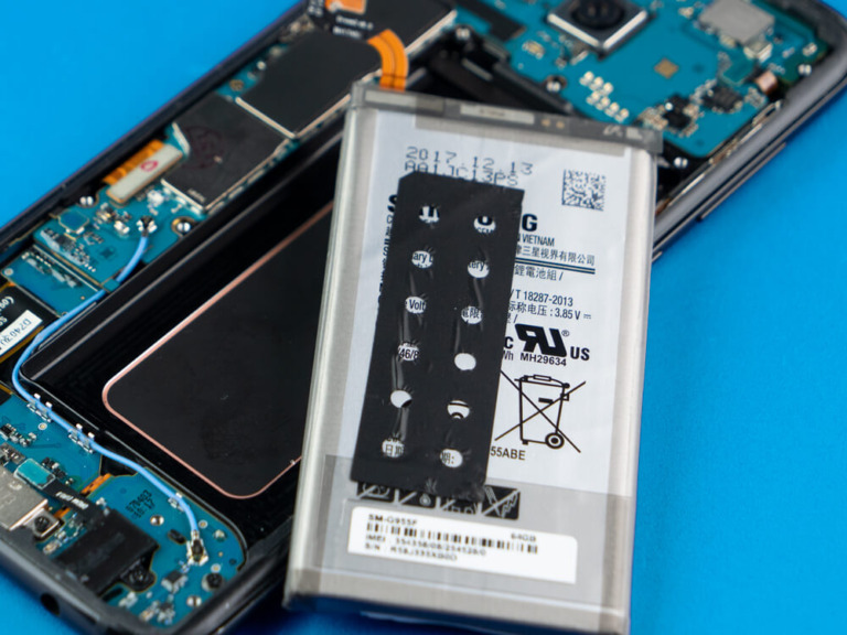 Samsung Galaxy S8 plus batterij vervangen
