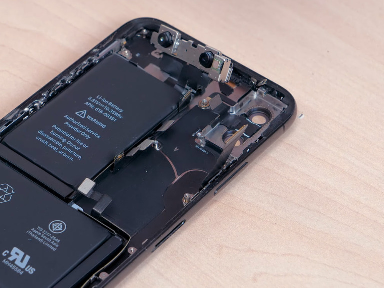 iPhone X aan en uit knop vervangen