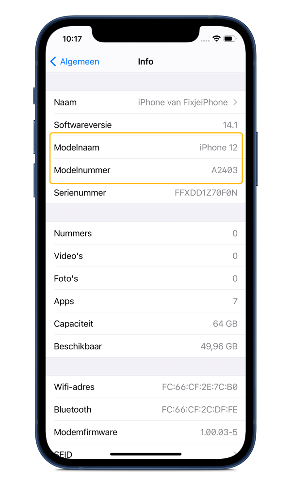 Welke iPhone heb ik