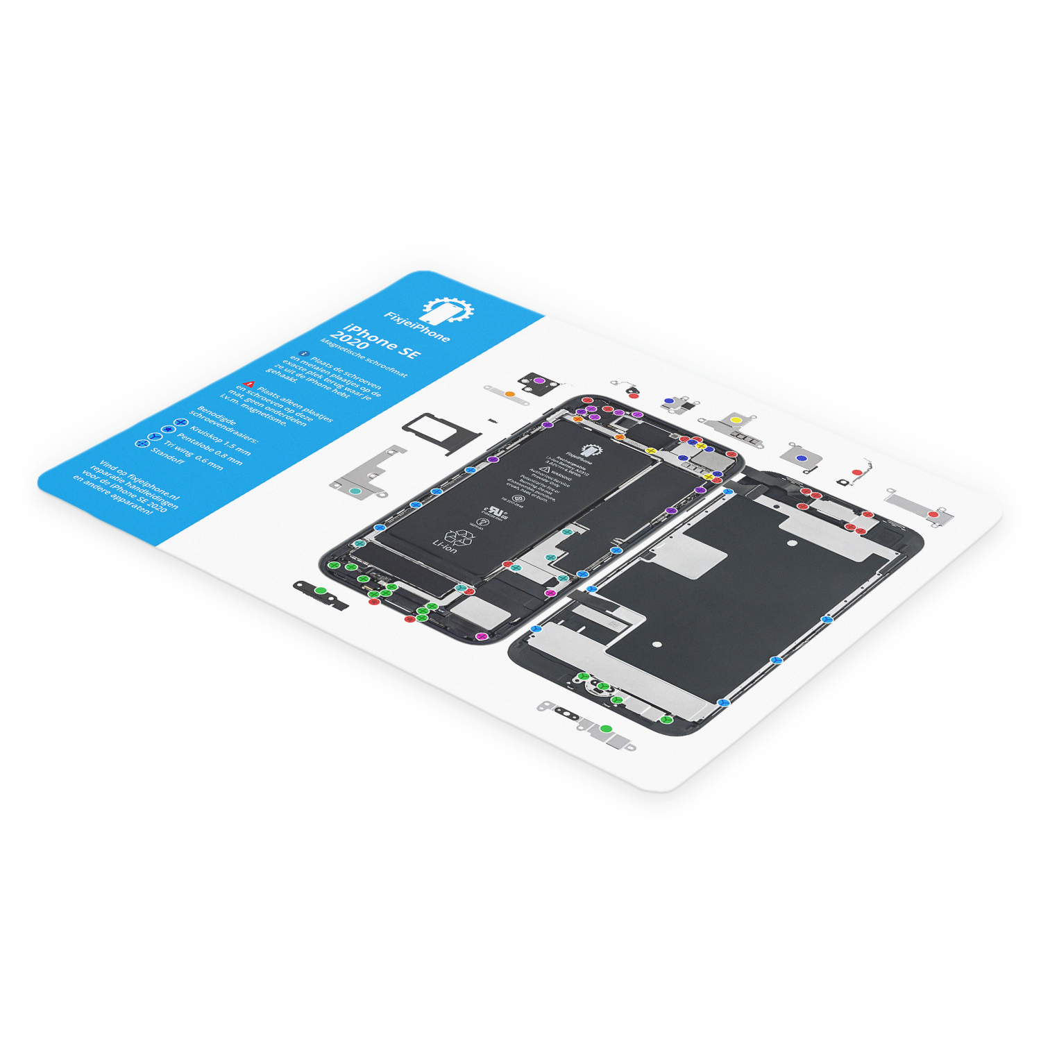 iPhone SE 2020 magnetische schroefmat iPhone SE 2020 magnetische schroefmat