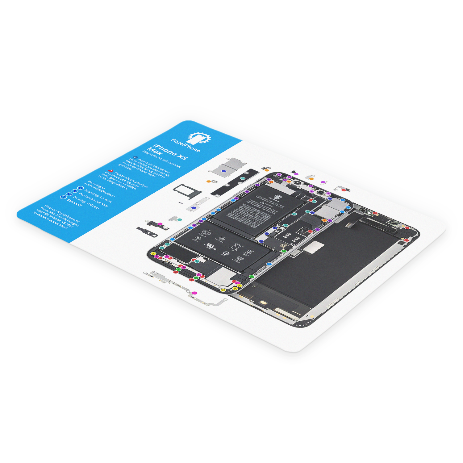 iPhone XS Max magnetische schroefmat iPhone XS Max magnetische schroefmat