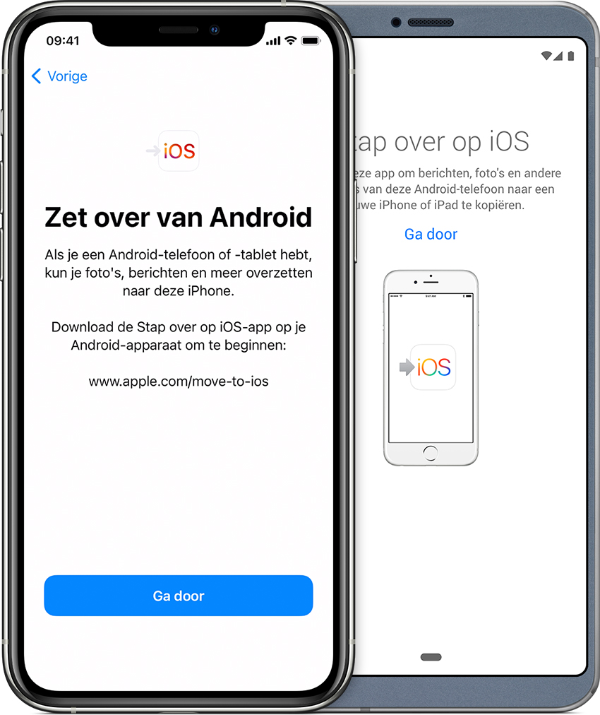 Overstappen van Android naar iOS